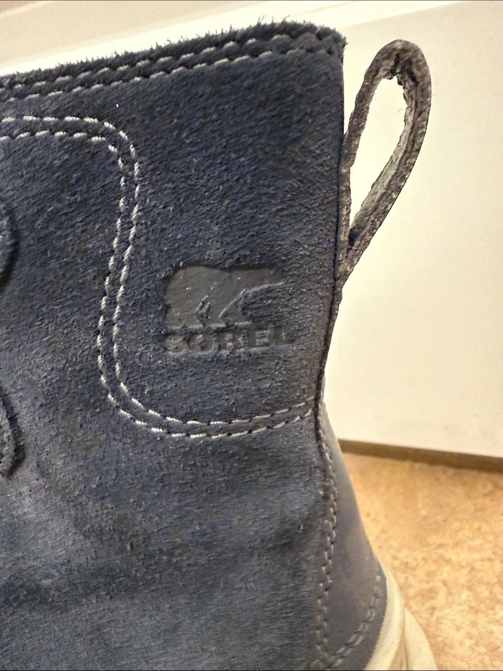 Sorel Kids Navy Gray High-Top Boots